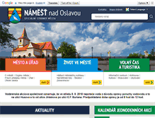 Tablet Screenshot of namestnosl.cz